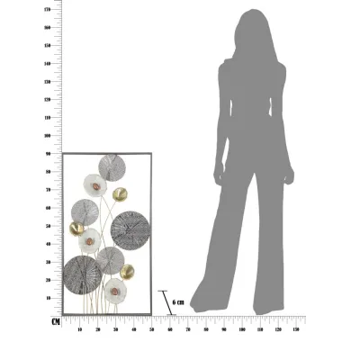 Panel z siatką z żelaza 50x6x90,5 cm